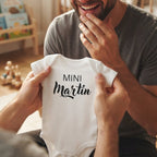 Body bébé personnalisé avec nom de famille