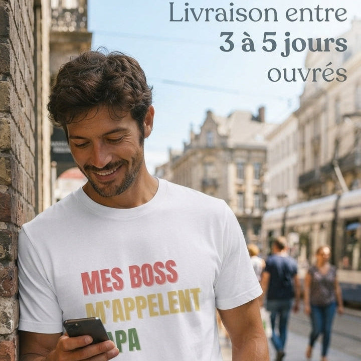 T-Shirt – 'Mes Boss M'appellent Papa'