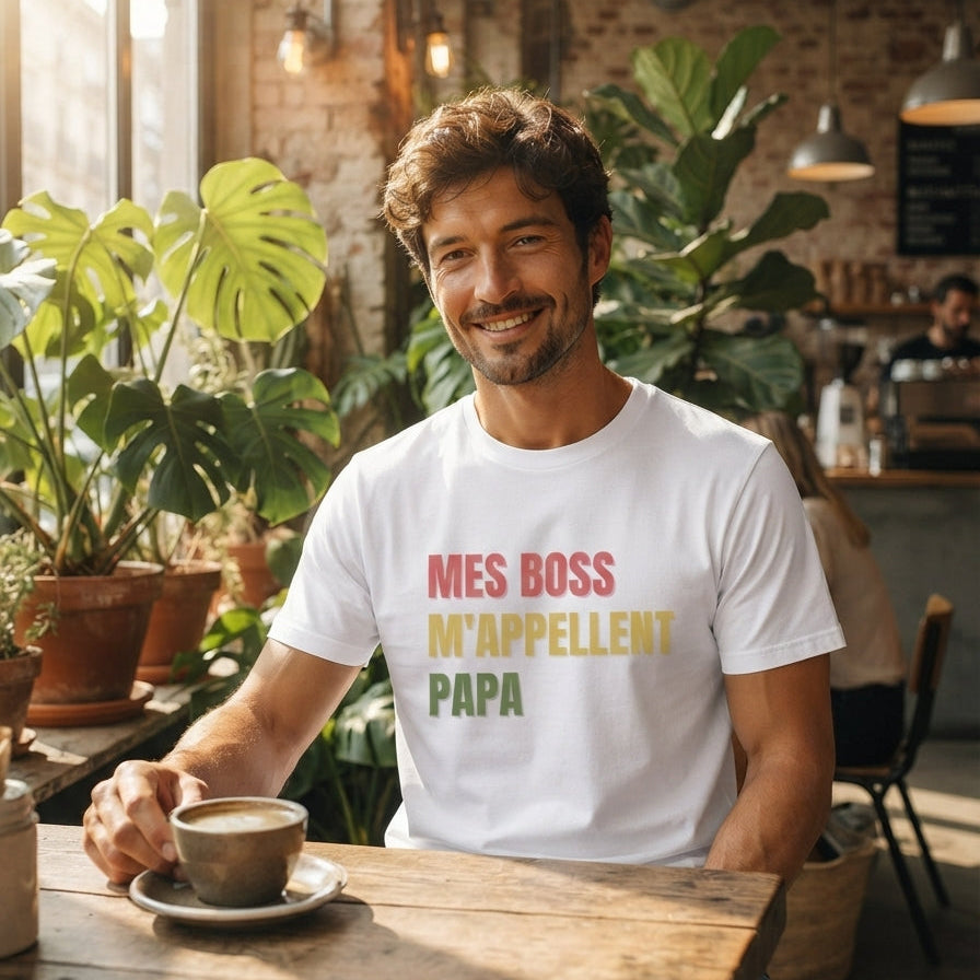 T-Shirt – 'Mes Boss M'appellent Papa'