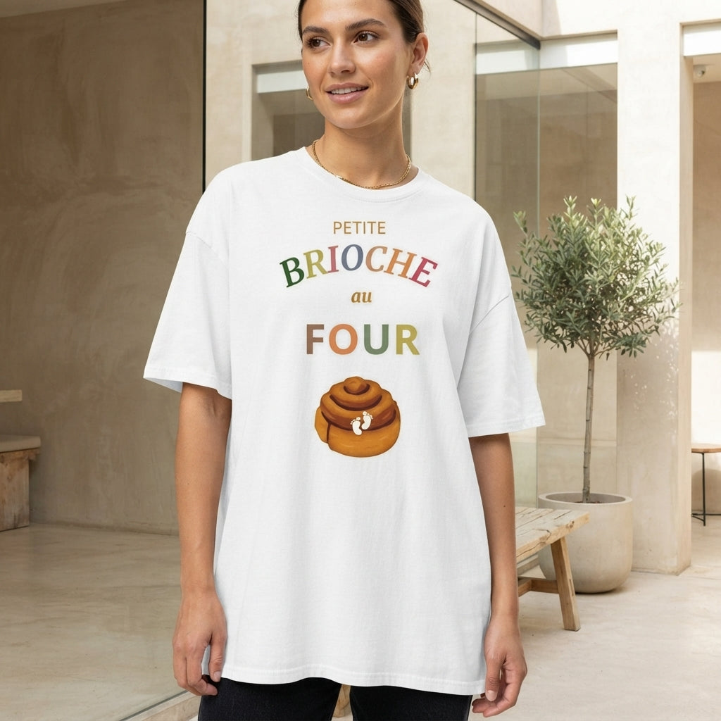 Tshirt d'annonce de grossesse " Brioche "