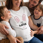 Tshirt annonce de grossesse "Lapin "