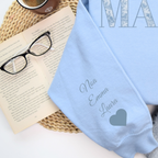 Sweat-shirt Maman personnalisé imprimé toile de jouy