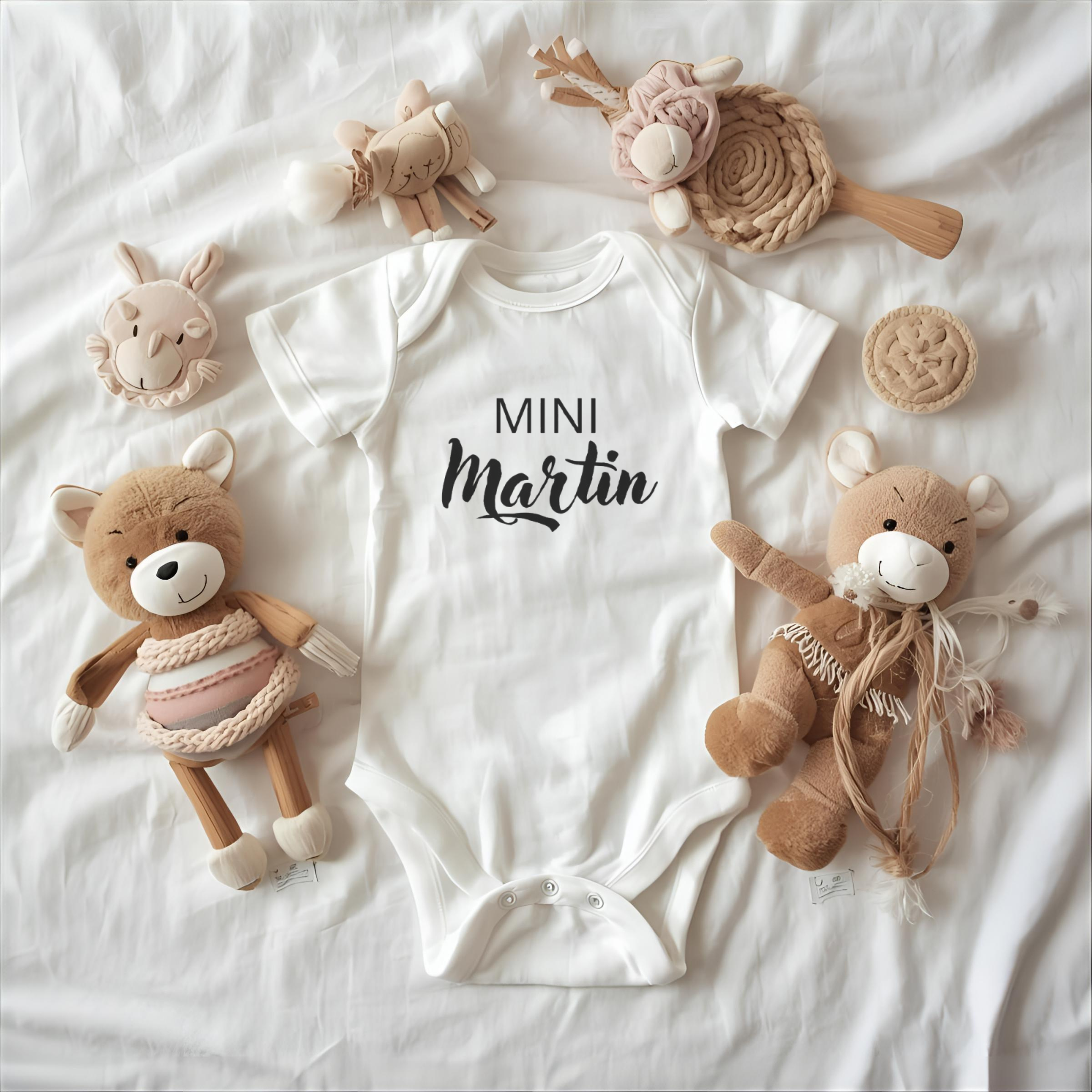 Body pour bébé personnalisé- nom de famille