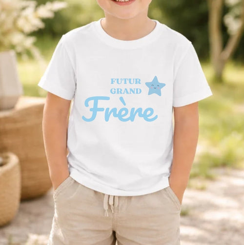 tshirt annonce de grossesse, futur grand frère, bébé à venir, cadeau futur arents