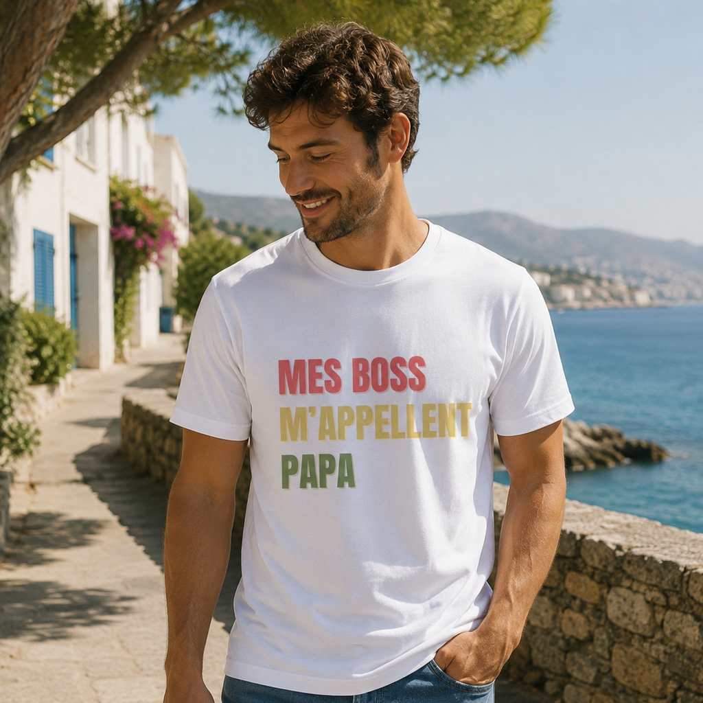 T-Shirt – 'Mes Boss M'appellent Papa'